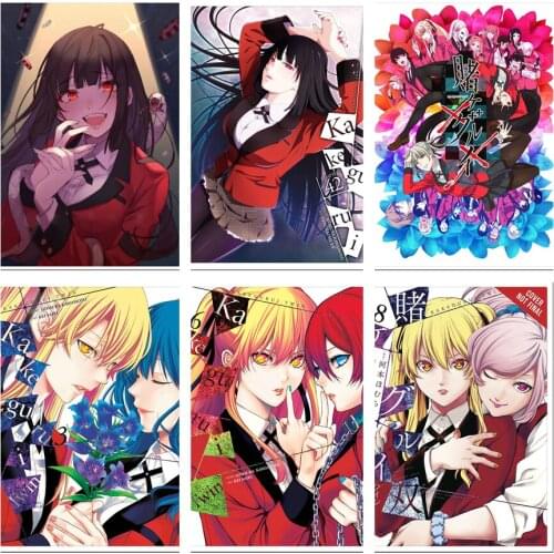 Japanese 5d Diy Diamond Painting Anime Kakegurui New Diamond Mosaic Embroidery Full Drill Home Decor Cross Stitch Kits Wall Art