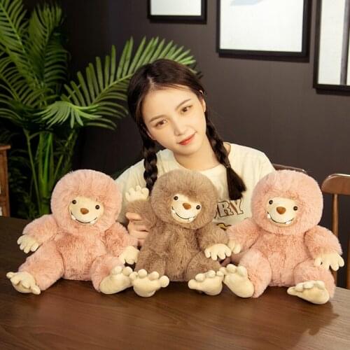 1pc 25cm Cute Animal Plush Toys Kawaii Bigfoot Dolls Creative Little Monster Plush Pillow for Children Girls Birthday Gifts