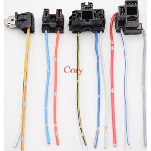 1pc Car high temperature electric bakelite socket Connector car light bulb socket H1/H3/H4/H7 plug seat holder CZYC