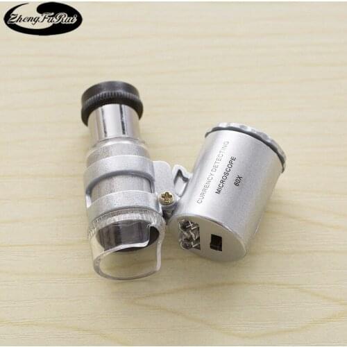 10x Stereo Microscope High Power with Light Fake Currency Detection Mini Microscope Wholesale Micro Microscope Mg9882 Microscope