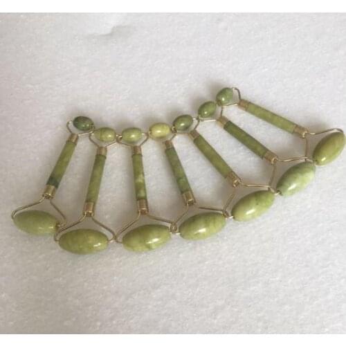 200pcs Face Massage Jade Roller Facial Eye Neck Body Anti-Ageing Therapy Beauty Tool Jade Roller Face Thin massager Relaxation