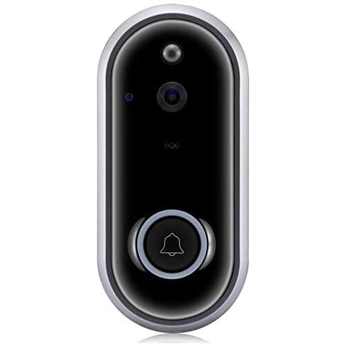 ABS Plastic Anti-Theft 1080P HD WiFi Real-Time 2-Way Talk and Video, Night Vision,Smart Wireless Video Doorbell Security Camera