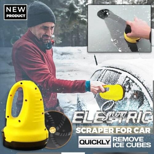 Electric Snow Scraper For Car USB Car Ice Scraper Electric Heated Snow Removal Windshield Glass Defrost Clean Tools Auto Car Win