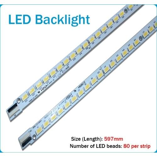 FOR skyworth 46E65SG Article lamp V460H1-LS2-TREM5 V460H1-LS2-TLEM5 1piece=80LED 597MM
