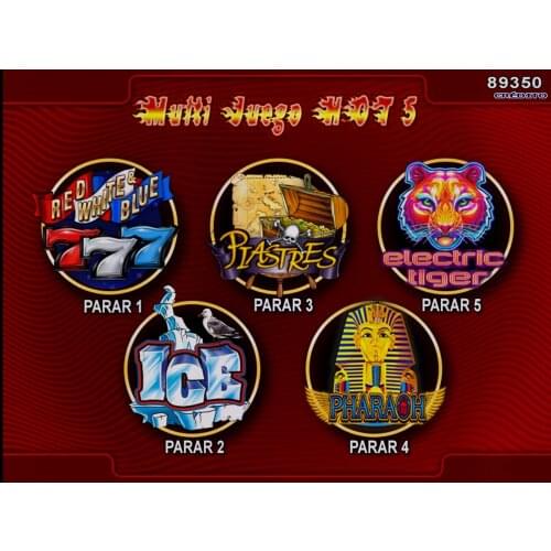 Hot Sale 5 in 1 Red V5 paula XXL multi game slot game board Casino Gambling Game Machine