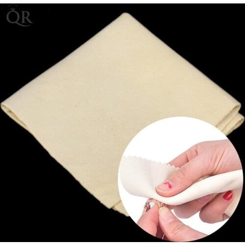 Newest Silver Polish Cloth Retail Jewelry Polishing Silver Burnishing Buffing Gold Clean Tool Jewelry Cleaner Rub 150x150mm