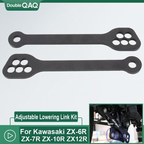 Models 1-4" Drop Adjustable Lowering Links For Kawasaki Ninja ZX-6R ZX7R ZX9R ZX10R ZX12R 1992-2020