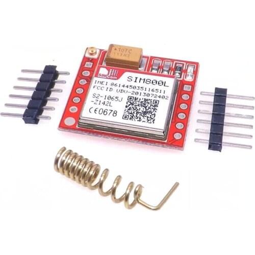 Smallest SIM800L GPRS GSM Module Micro SIM Card Core BOard Quad-band TTL Serial Port for arduino