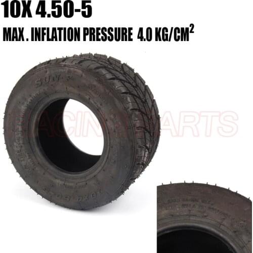 Field Competitive Go Karting Tire 10x4.50-5 Inch Rain Tire Vacuum Tire Drift Go Kart Accessories