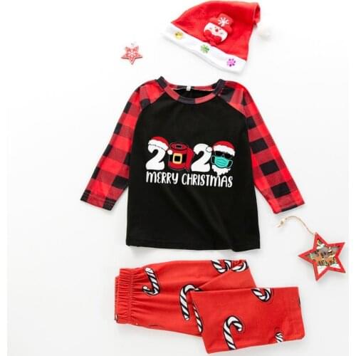 Christmas Pajamas Sets Family Women Kids Matching Nightwear Xmas Adult(Optional styles)