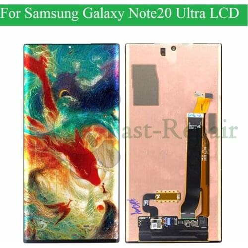 Super Amoled 6.9'' For Samsung Galaxy Note20 Ultra lcd display with touch screen for Samsung Note 20 Ultra N986B lcd display