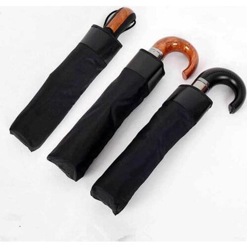 High-grade ten-bone fully automatic umbrella folding mens and womens business зонт муж fine umbrella 3 fold umbrella ad