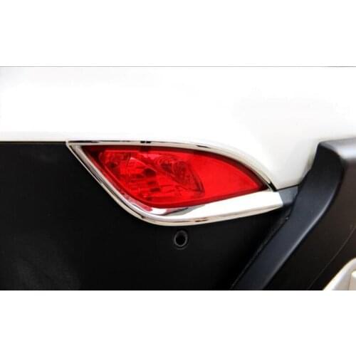 ABS Chrome Rear Fog Lights Cover Foglight Fog lights lamp trim For Hyundai Tucson ix35 2010 2011 2012 2013 2014 2015 second gen