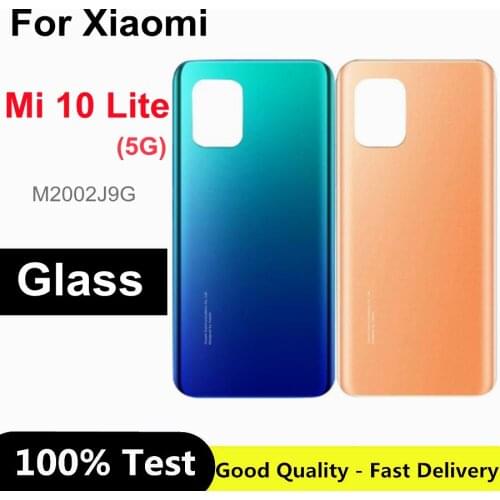 6.57" Back Battery Cover For Xiaomi Mi 10 Lite Rear Glass Mi10 Lite 5G Housing Door Case For Xiaomi Mi 10 Lite Battery Cover