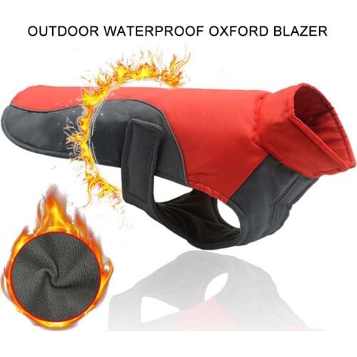 Winter Pet Dog Warm Coats With Fleece Reflective Waterproof Warm Jacket Pet Dog Coats Warm Winter Clothes