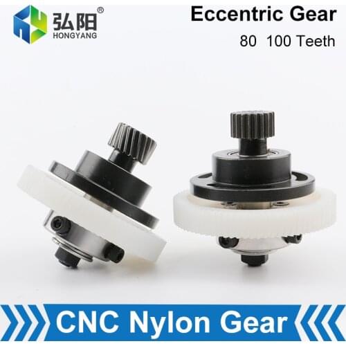Gear Nylon Wheel 80 Teeth 100 Teeth Straight Tooth Eccentric Gear Rack And Pinion Belt Synchronous Wheel CNC Transmission Parts
