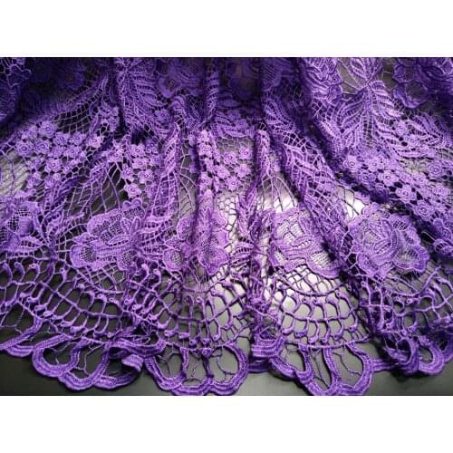 2021 High Quality Nigerian Wedding African Lace Fabrics/most Popular Guipure Cord Lace Fabric For Wedding Dress M15551