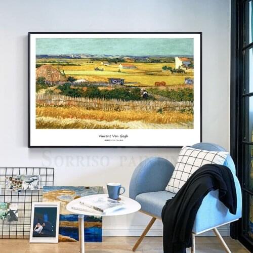Abstract Vincent Van Gogh Canvas Painting Dining Wall Art Bedroom Posters And Prints Pictures For Living Room Home Hallway Decor