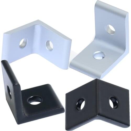 2020 3030 4040 4545 aluminium Extrusion Profil Aluminium Legierung 2 Loch 90 degreee Innen Ecke Halterung Pack of 10