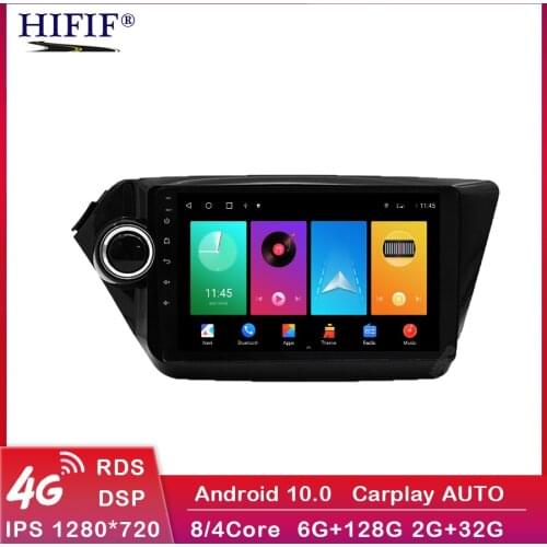 Car Radio For KIA RIO 3 4 2010 to 2016 2017 Car Android Multimedia Video Player Navigation GPS Bluetooth autoradio stereo 2 din