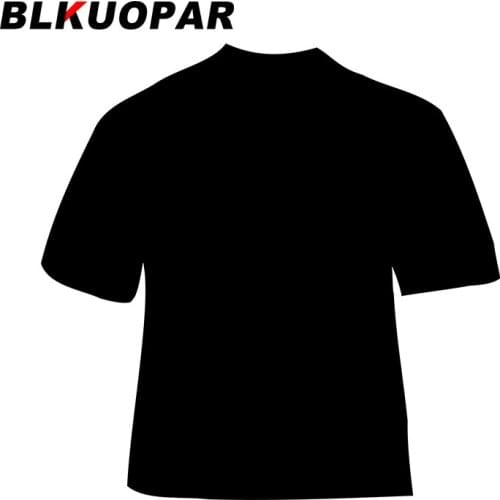 BLKUOPAR for T Shirt Silhouette Car Stickers Sunscreen Creative Decals Graffiti Scratch-Proof Refrigerator Helmet Decor