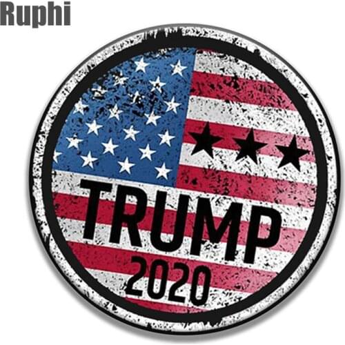 US President Trump Lapel Brooches Donald Trump general election flag badge pin trump new election commemorative badge