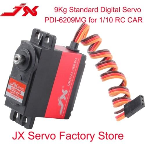 JX Servo PDI-6209MG 9KG 4.8-6.0v Metal Gear Digital Standard for model airplane car 1/10 RC car plane KST robbe FS510 dymond