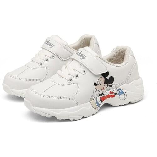 Disney childrens cartoon Mickey Mouse non-slip soft sole casual shoes boys and girls sneakers