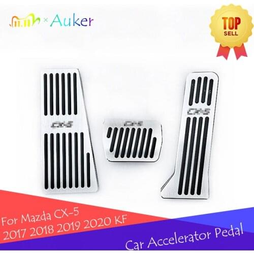 For 2017 2018 2019 Mazda CX-5 CX5 kf LHD RHD Accelerator Brake Pedal Treadle Footrest Plate Clutch Throttle Refit Car Styling