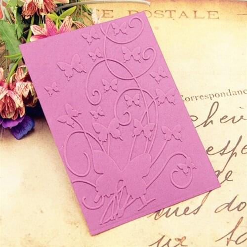 HOT plastic mountain butterfly template craft card making paper card album wedding decoration scrapbooking Embossing folders