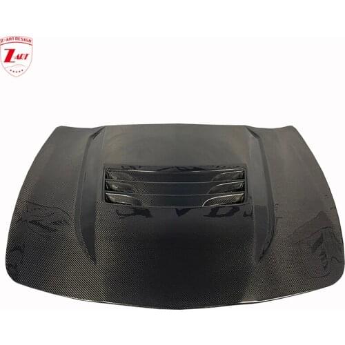 Z-ART Carbon fiber engine bonnet for cadillac CTS carbon fiber engine hood for cadillac CTS 2014-2019 carbon fiber engine cover