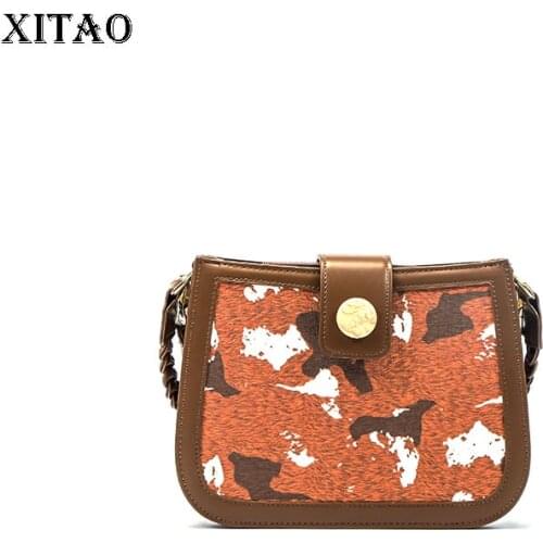 XITAO Fashion Women Chain Slung Bag Shoulder Handbags Crossbody Bag Simplicity Temperament All-match 2021 New Trendy WMD2380