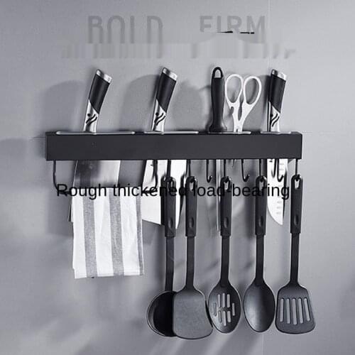 Knife Holder Wall-Mounted Knife Stand With Hanging Rod Multifunctional Storage Kitchen Accessories Knife Strip