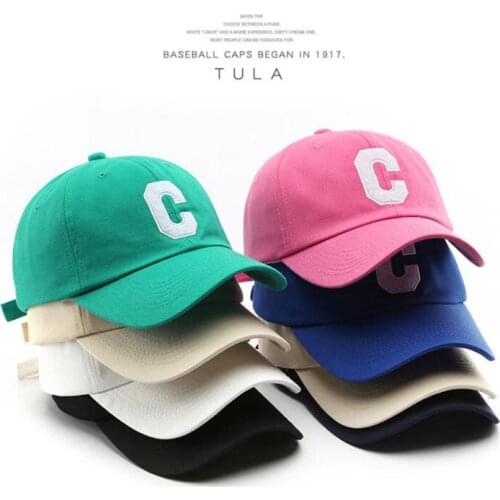 New 2021 Baseball Cap for Women and Men Cotton Soft Top Hats Letter C Summer Sun Caps Casual Snapback Hat Unisex Gorras