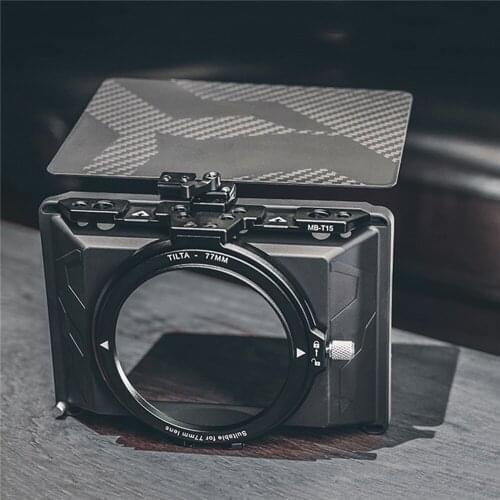 New Portable Mini Matte Box For Tilta MB-T15 Camera Lens Hood for DSLR Mirrorless Camera Spare Parts Carbon Fiber Top Fender