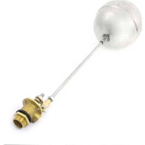 1 Pc Pool 1/2"PT Thread Liquid Level Sensor Stainless Steel Floating Ball