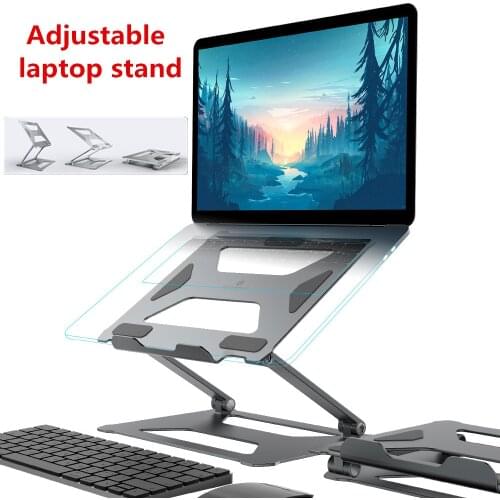 Adjustable Foldable Laptop Stand Non-slip Desktop Laptop Holder Notebook Stand sFor Notebook Macbook Pro Air iPad Pro DELL HP