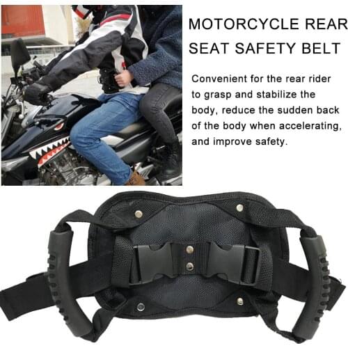 Motorcycle Scooters Safety Belt Rear Seat Passenger Grip Grab Handle Non-slip Strap Universal Motorcycle Seat Strap For Children