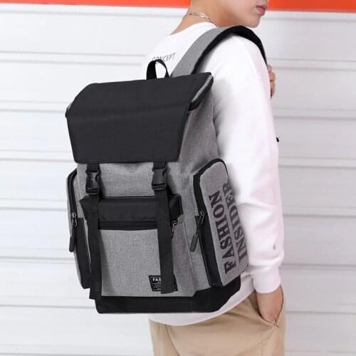 Fishing Backpack Simple Travel Backpack Men backpack Fishing Backpack Male Outdoor Sports Breathable Wear-resistant Waterproof