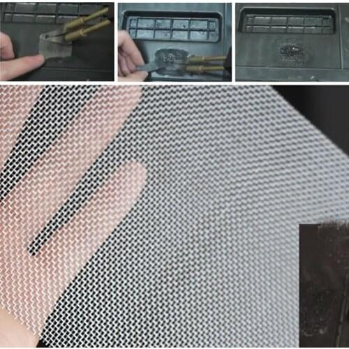 Mesh Front Fix Mesh Universele Repareren Mouldings Auto Bumper Rvs Grille Netto Panelen Lijm Plastic Reparatie Fix