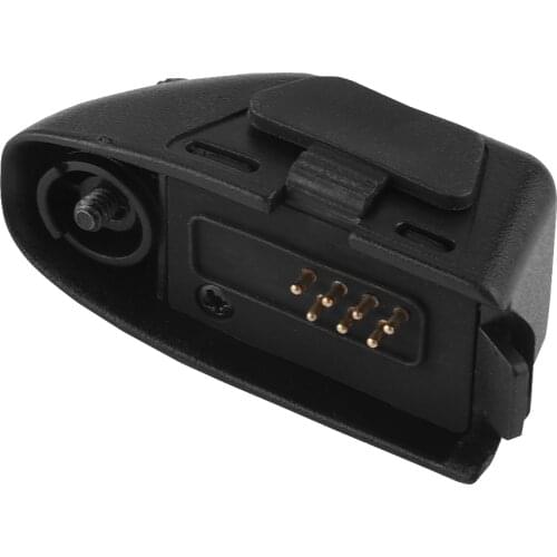 Audio Headset Adaptor Connecter For Motorola GP328, GP338, GP340, PTX760, Pro5150, PRO 5151 Audio Adapter (Black)