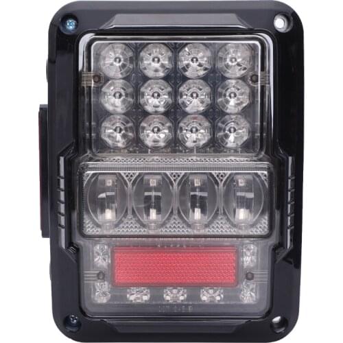 Off Road Lighting 12V LED Tail Lights Car Rear Brake Reverse Taillights Turn Signals European US Version For Jeep Wrangler JK