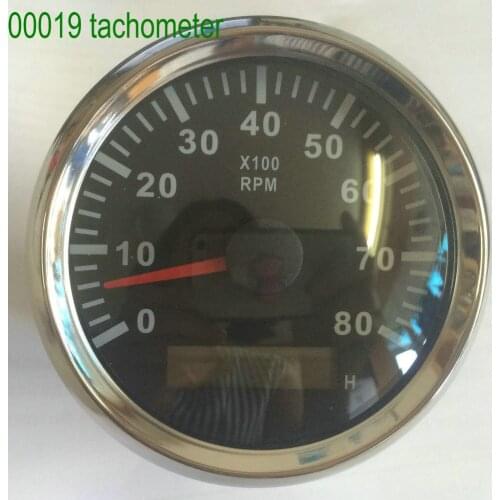 Tachometer Speedometer For Ship Boat Revolution Meter Tachoscope For Motor Generator Marine Instrument And Apparatus 85mm52mm