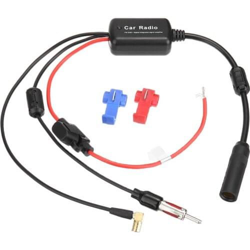 Universal 9V-15V Car Stereo Radio Antenna DAB+FM Digital Aerial Amplifier Signal Booster Kit Car Antenna Radio Accessories
