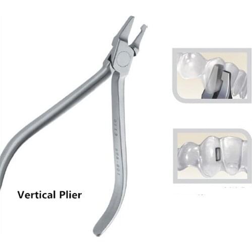 VERTICAL Dental Orthodontic Retainer Plier Vertical Invisable Brace Bracket Clear Aligner Trainer Plier Thermal Forming
