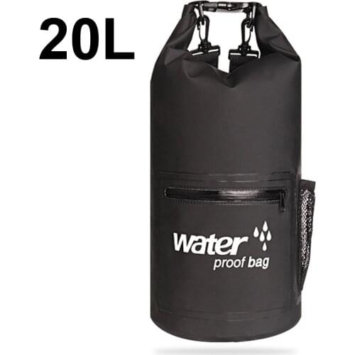 20L 10L Waterproof Bags PVC Waterproof Backpack River Sports Bag Rafting Swimming Backpacks Impermeable Dry Bag
