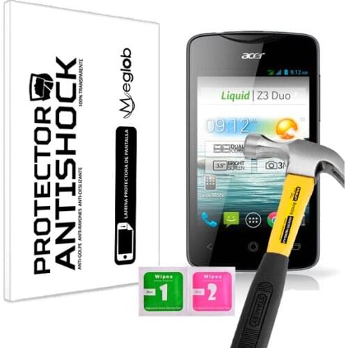 Protector de Pantalla Anti-Shock Anti-Golpe Anti-arañazos Compatible con Acer Liquid Z3