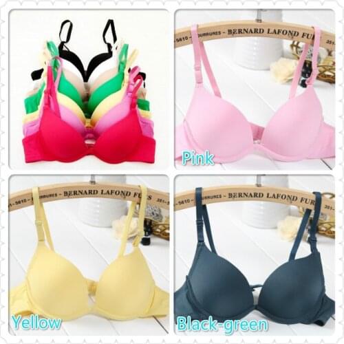 2019 Sexy Deep V Low Cut Push Up Women Lingerie U Bra Small Size Brassiere Fashion Underwear 3/4 Cup Multiple Colour Select DN