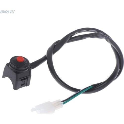 22mm Handlebar Ignition Switches Motorcycle Universal Push Button 12V ATV Off Road Motocross Dirt Bike Controller