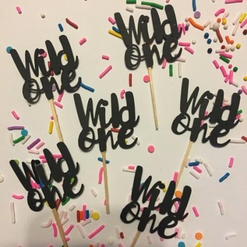 Glitter western cowboy Horses party Birthday Cupcake Toppers girl baby shower baptism wedding food treattoothpicks